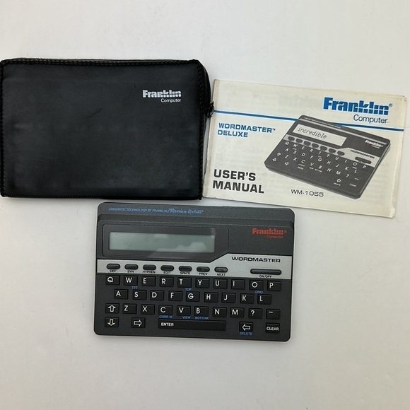 Vintage FRANKLIN WORDMASTER Deluxe Dictionary Merriam-Webster With Case - Picture 12 of 13